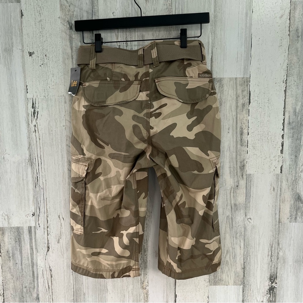 Lee Men’s Camo Shorts Size 29 Multi Pockets With Belt New With Tags - Picture 13 of 13